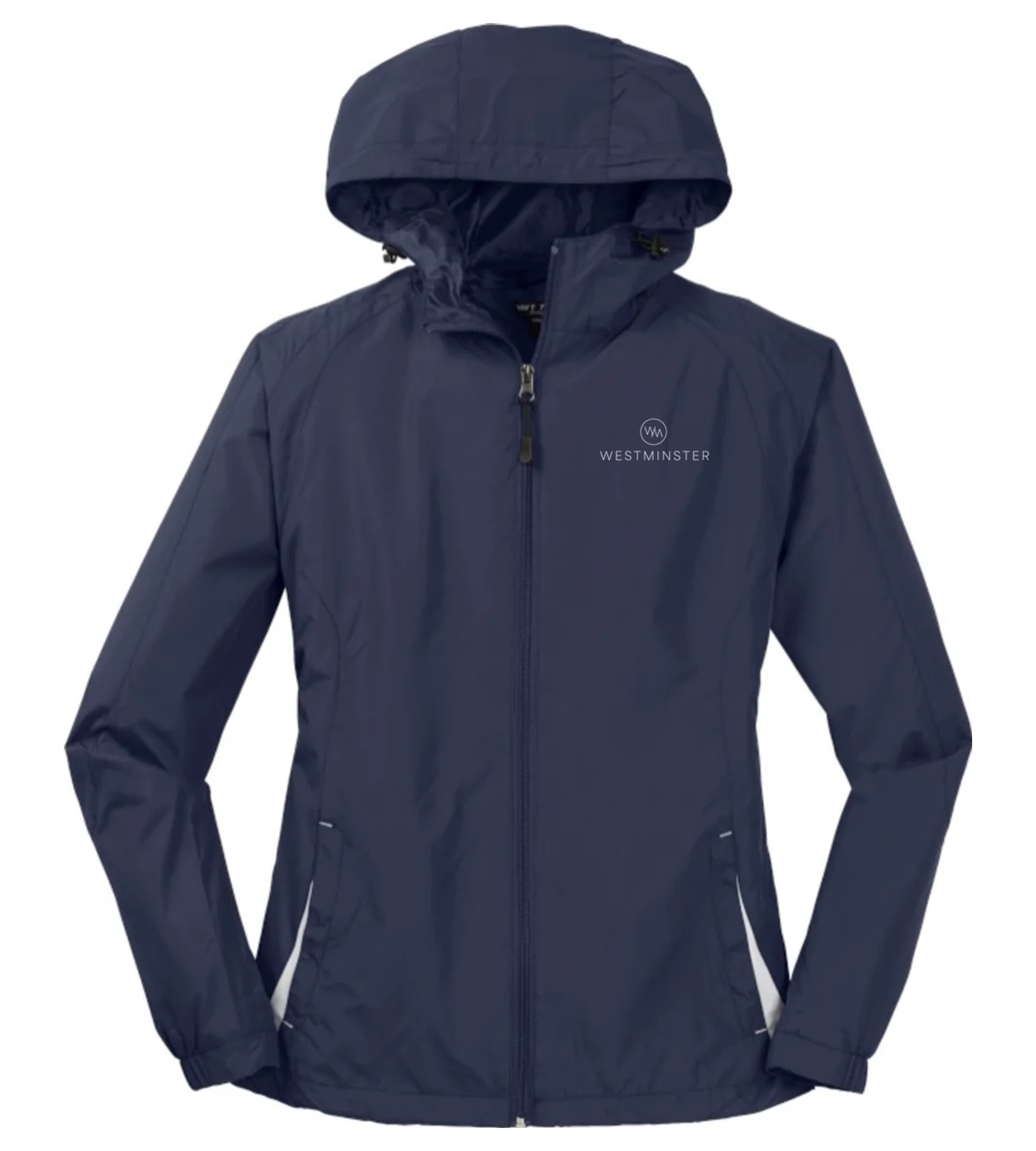 Sport-Tek Ladies Colorblock Hooded Raglan Jacket
